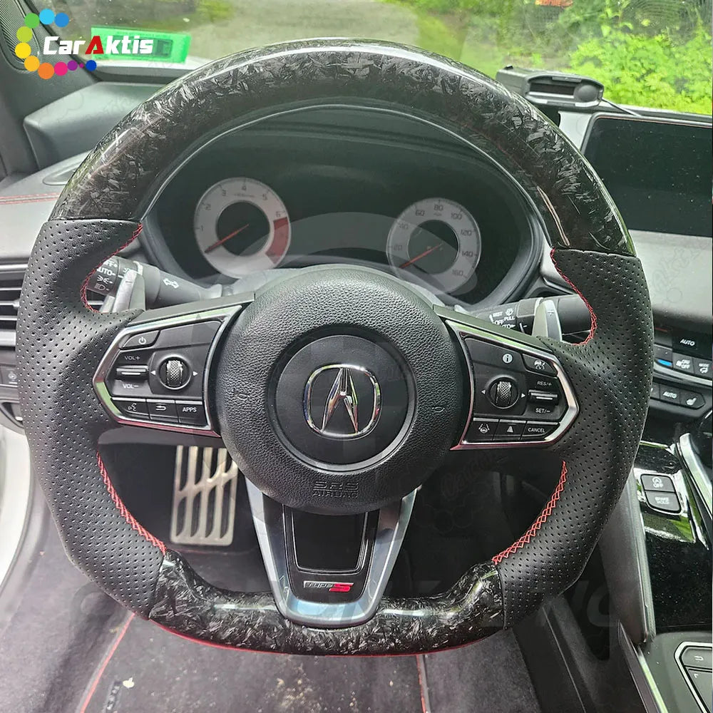 Custom Carbon Fiber Steering Wheel for 2017–2022 Acura NSX | Handcrafted Upgrade