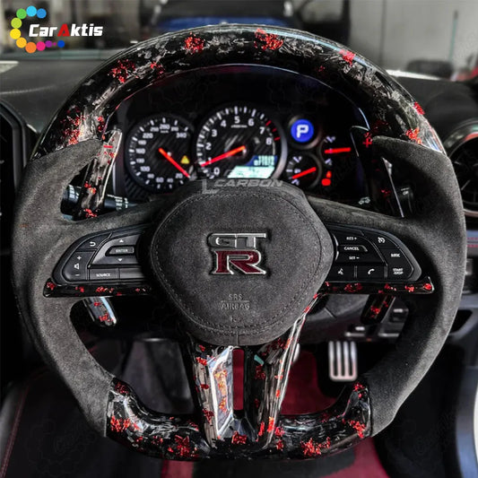 Custom Carbon Fiber Steering Wheel for 2017–2022 Acura NSX | Handcrafted Upgrade
