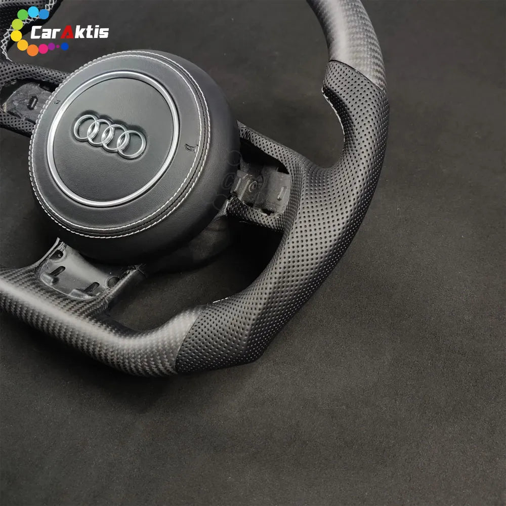 2017-2023 Audi B9 A3/S3/RS3 A4/S4 A5/S5/RS5 Custom Carbon Fiber Steering Wheel