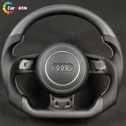 2017-2023 Audi B9 A3/S3/RS3 A4/S4 A5/S5/RS5 Custom Carbon Fiber Steering Wheel