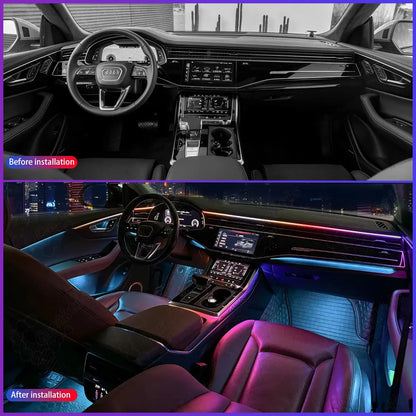 Symphony Dynamic Ambient Light Kit for Audi Q8 / SQ8 / RS Q8 (2018–2024) — OEM-Style Interior LED Lighting