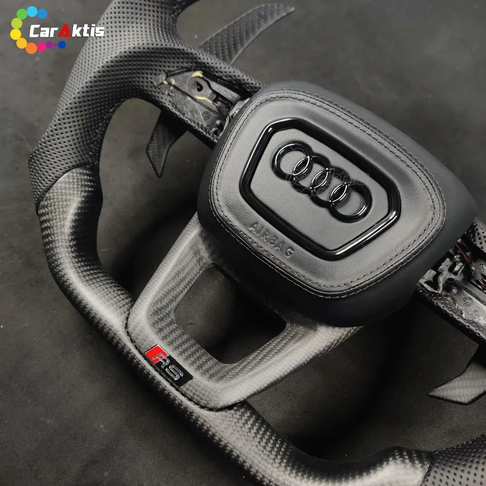 2015-2026+ Audi Q3/Q5/Q7/Q8 Custom Carbon Fiber Steering Wheel