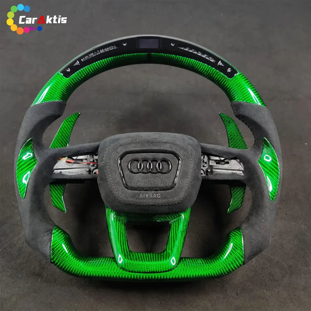 2015-2026+ Audi Q3/Q5/Q7/Q8 Custom Carbon Fiber Steering Wheel