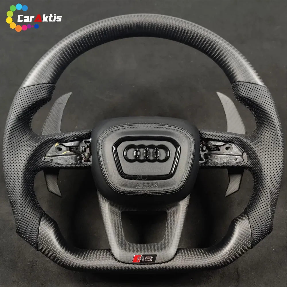 2015-2026+ Audi Q3/Q5/Q7/Q8 Custom Carbon Fiber Steering Wheel