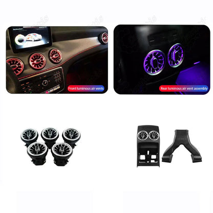 For Mercedes 2013-2019 CLA W117 W156 W176 W246 12 Colors Ambient Lights Interior Ambient Lights