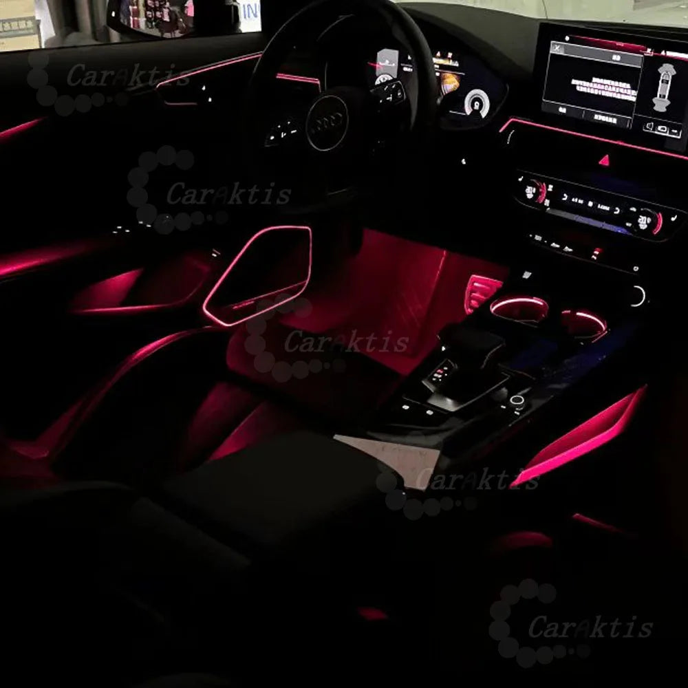 CarAkits Dynamic Ambient Light Kit For Audi A4L 2017-2024  Atmosphere Lamp Interior Lighting Modification