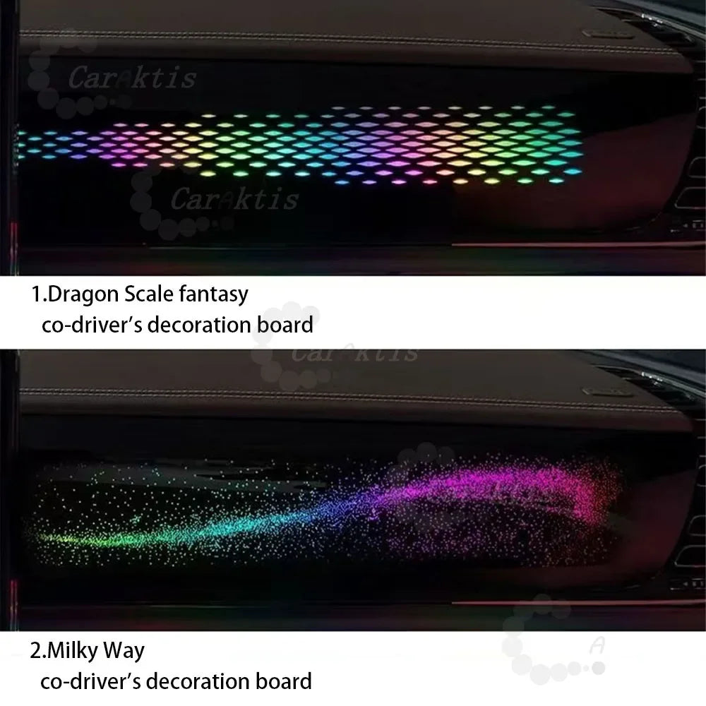 CarAkits For BYD Han 2020-2023 64 Colors LED Ambient Light Modified Interior Auto Parts