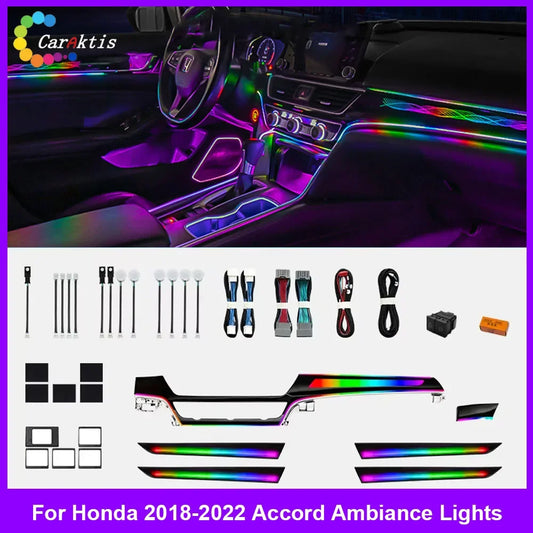 CarAkits Dynamic Symphony Ambient Light For Honda Accord 2018-2022 Automotive Upgrade