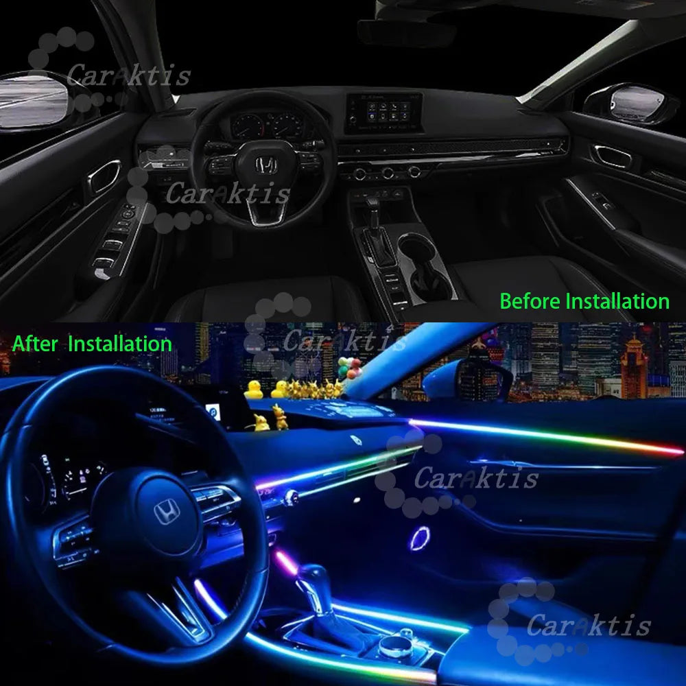CarAkits LED Safety assistance systems Ambient Light For Honda Civic Right Hand 2016-2021 Interior Decoration