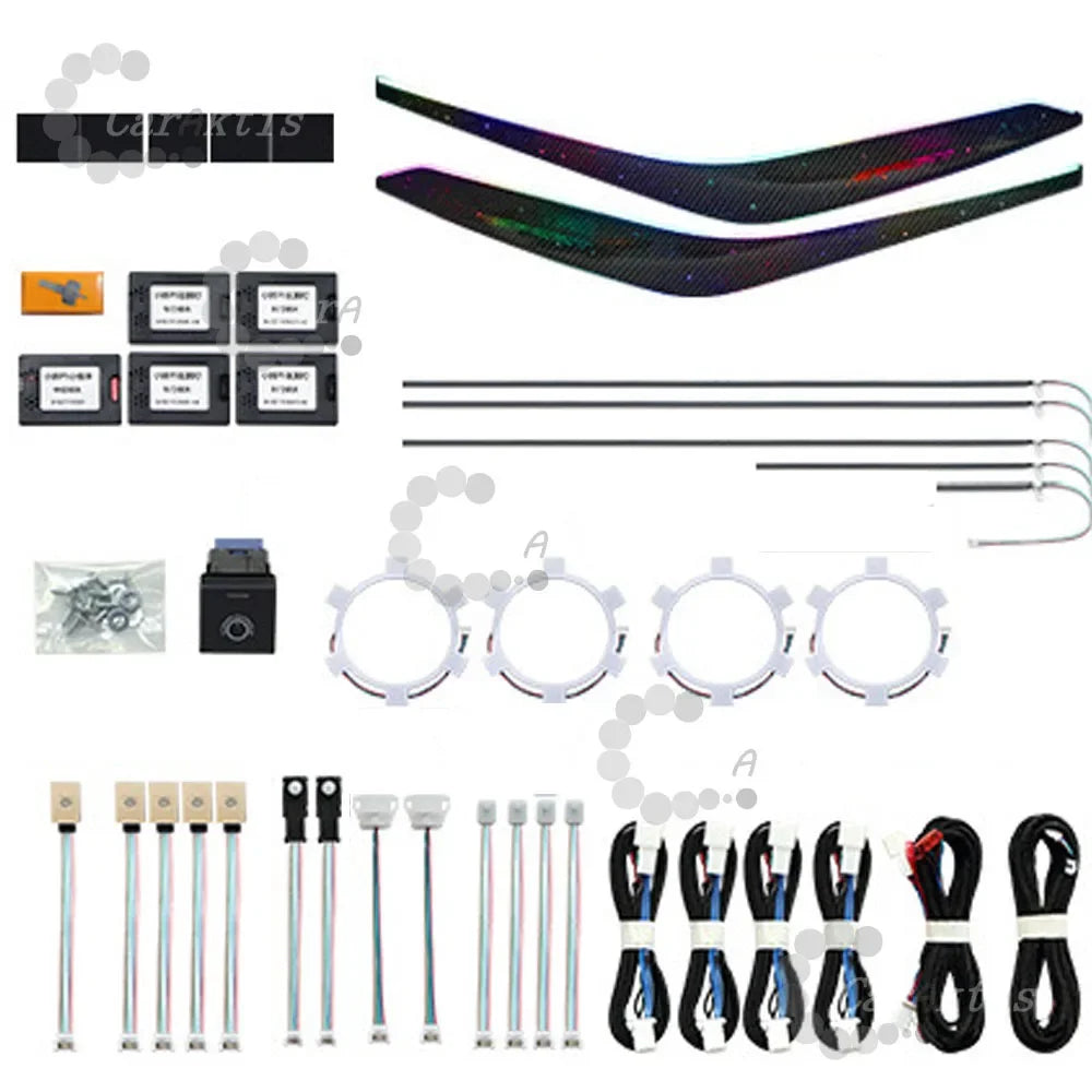 CarAktis 64 Colors LED Safety assistance Systems Ambient Light For Toyota Allion 2019-2023 Interior Dynamic Lighting