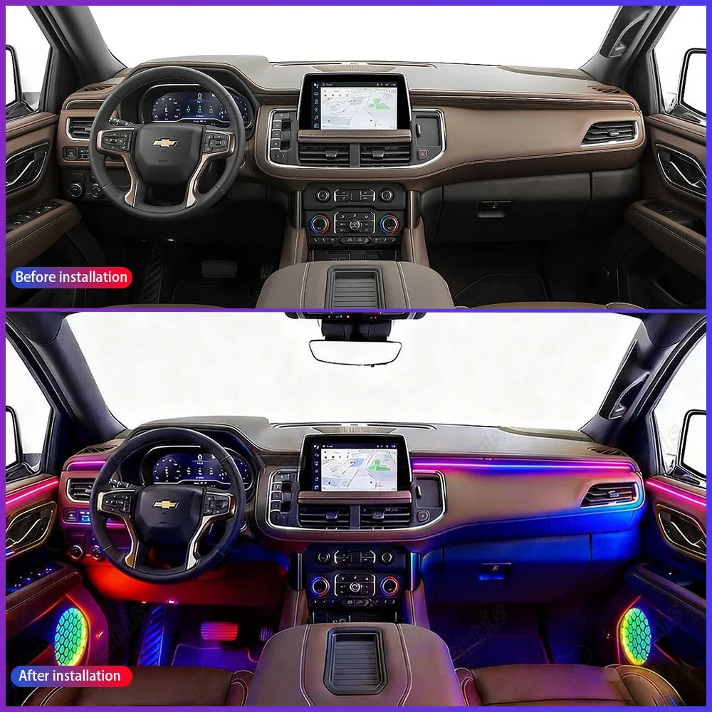 Chevrolet Tahoe Multi-Color LED Ambient Interior Lighting