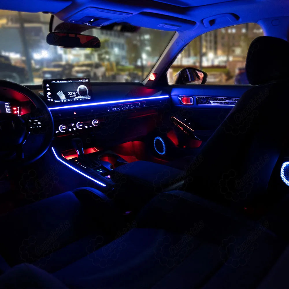 CarAktis For Honda Civic 2022-2026 11th LED Flash illuminate Ambient Light Atmosphere Interior Lamp