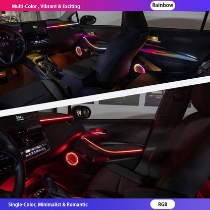 CarAkits Symphony LED Ambient Light For Toyota Corolla Cross 2019-2025 Dynamic Atmosphere Strip Accessories