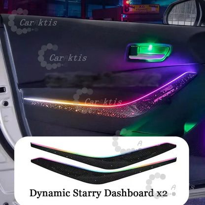 CarAktis 64 Colors LED Safety assistance Systems Ambient Light For Toyota Allion 2019-2023 Interior Dynamic Lighting