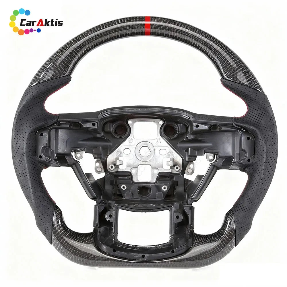 Customized Carbon Fiber Steering Wheel for Ford F-150 Raptor 2015-2026