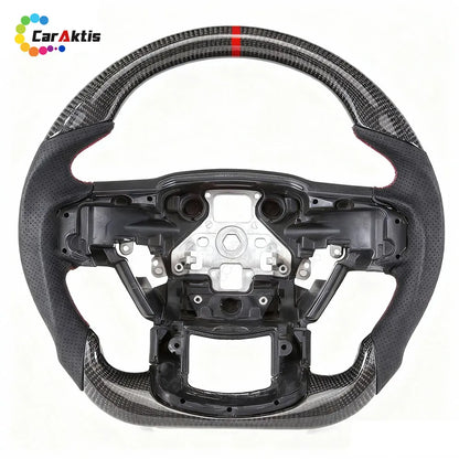 Customized Carbon Fiber Steering Wheel for Ford F-150 Raptor 2015-2020