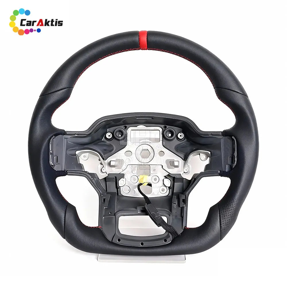 Customized OEM Heated Full Leather Steering Wheel for Ford F-150 2021–2023
