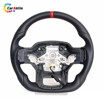Customized OEM Heated Full Leather Steering Wheel for Ford F-150 2021–2023