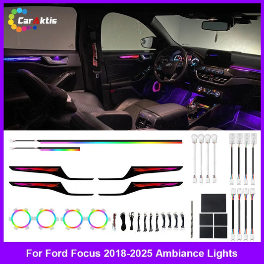 Ford Focus Ambient Lighting Kit 2018–2025 | Symphony LED Interior Atmosphere Light Strips