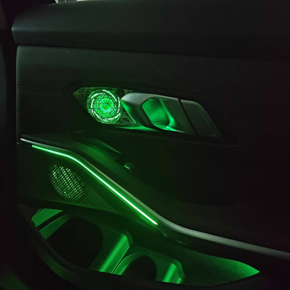 CarAktis For BMW 3 Series G20 G28 2020-2024 Illuminated 16 Kits Set Light Horn Cover Ambient Lighting