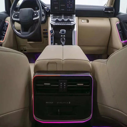 64-Color LED Ambient Interior Light Kit for Toyota Land Cruiser LC300 2022–2025 Multicolor Symphony Atmosphere Strip Upgrade