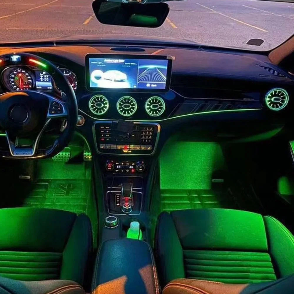 For Mercedes 2013-2019 CLA W117 W156 W176 W246 12 Colors Ambient Lights Interior Ambient Lights