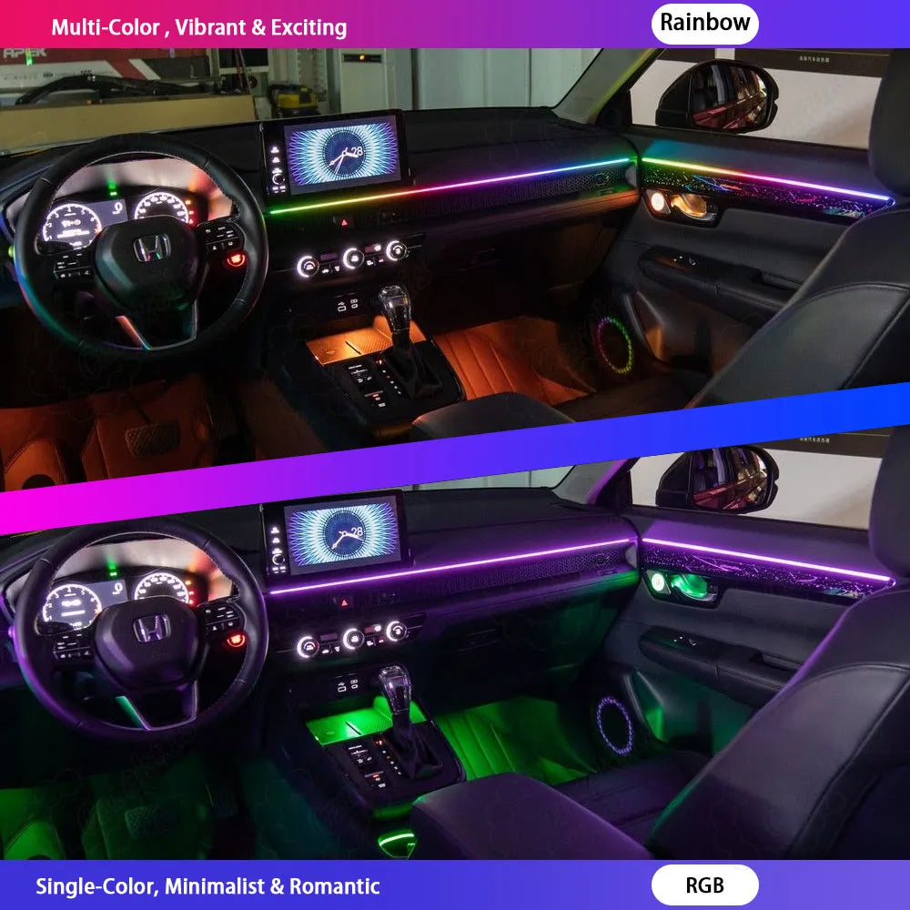 Honda CRV 2023-2026 Active Dynamic Interior Ambient Light Kit – Full Trim Set