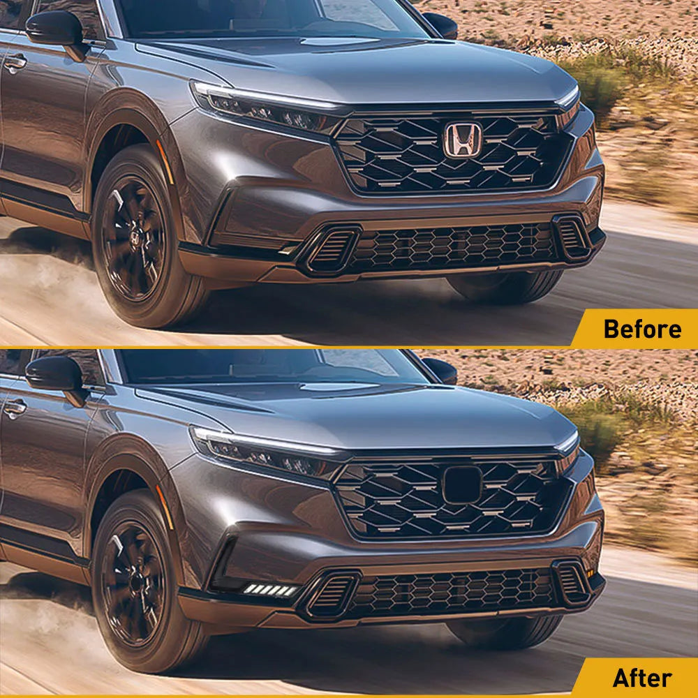 Dynamic LED DRL Kit for Honda CR-V 2023-2026, Sequential Switchback Turn Signal Driving Lights, Waterproof