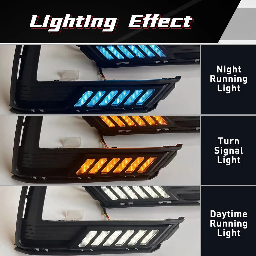 Dynamic LED DRL Kit for Honda CR-V 2023-2026, Sequential Switchback Turn Signal Driving Lights, Waterproof