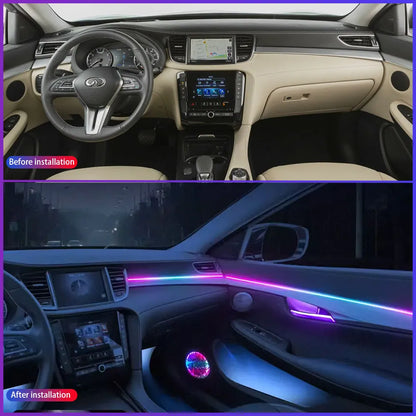Ambient Light for Infiniti QX55 2022-2025 Multi-Color LED Interior Atmosphere Lamp