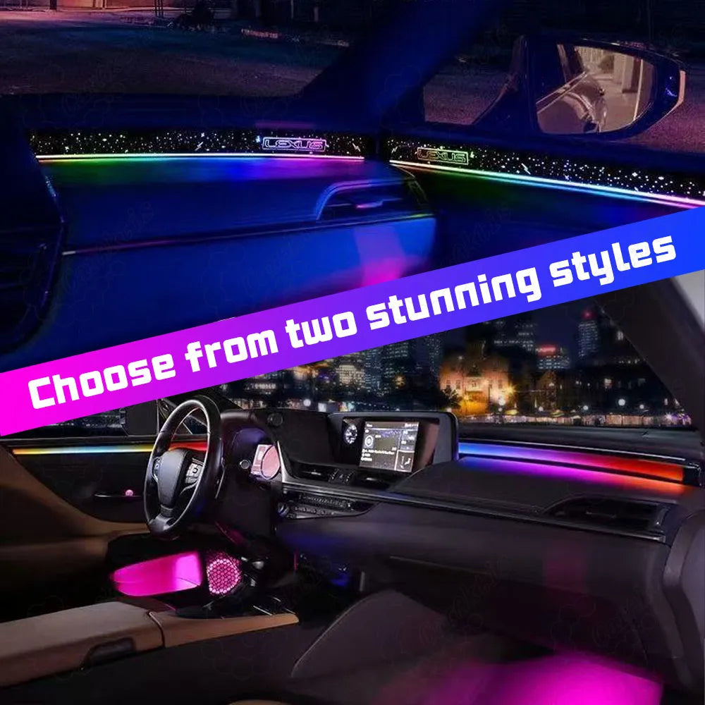 CarAkits Active LED Atmosphere Lamp For Lexus ES 2018-2025 Symphony Ambient Lighting