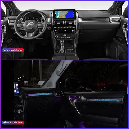 64-Color Symphony Ambient Interior Lighting Kit for Lexus GX 2009–2023| LED Atmosphere Upgrade