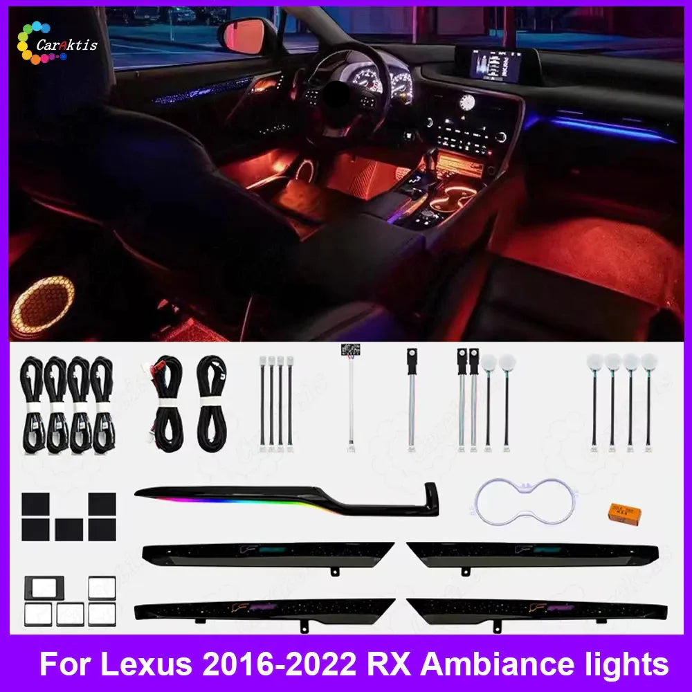 CarAkits Symphony LED Ambient Light For Lexus RX 2016-2021 Dynamic Li ...