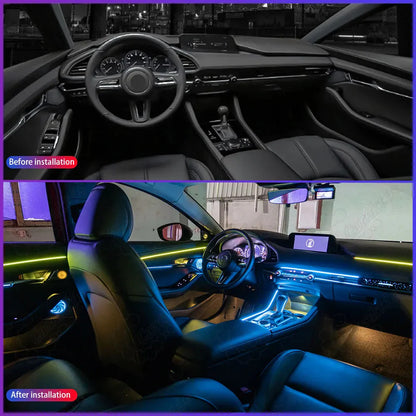 CarAktis LED Ambient Light For Mazda3 Axela 2020-2023 Dynamic Automotive Interior Decoration 64 Colors