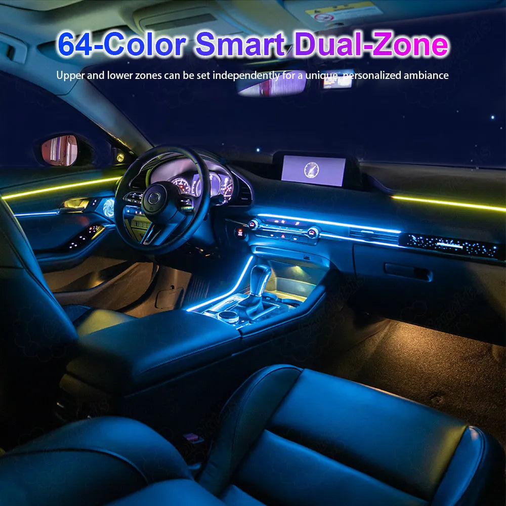 CarAktis LED Ambient Light For Mazda3 Axela 2020-2023 Dynamic Automotive Interior Decoration 64 Colors