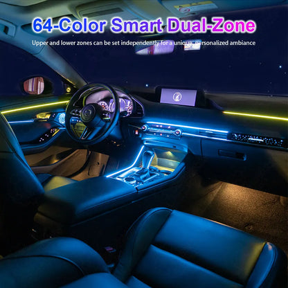 CarAktis LED Ambient Light For Mazda3 Axela 2020-2023 Dynamic Automotive Interior Decoration 64 Colors