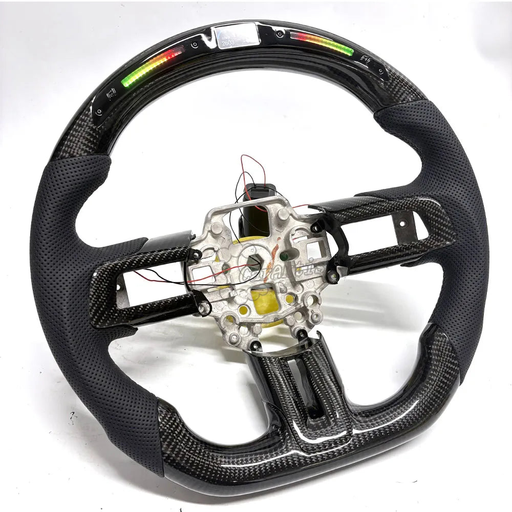 2005-2026 Motors Carbon Fiber Steering Wheel for Mustang