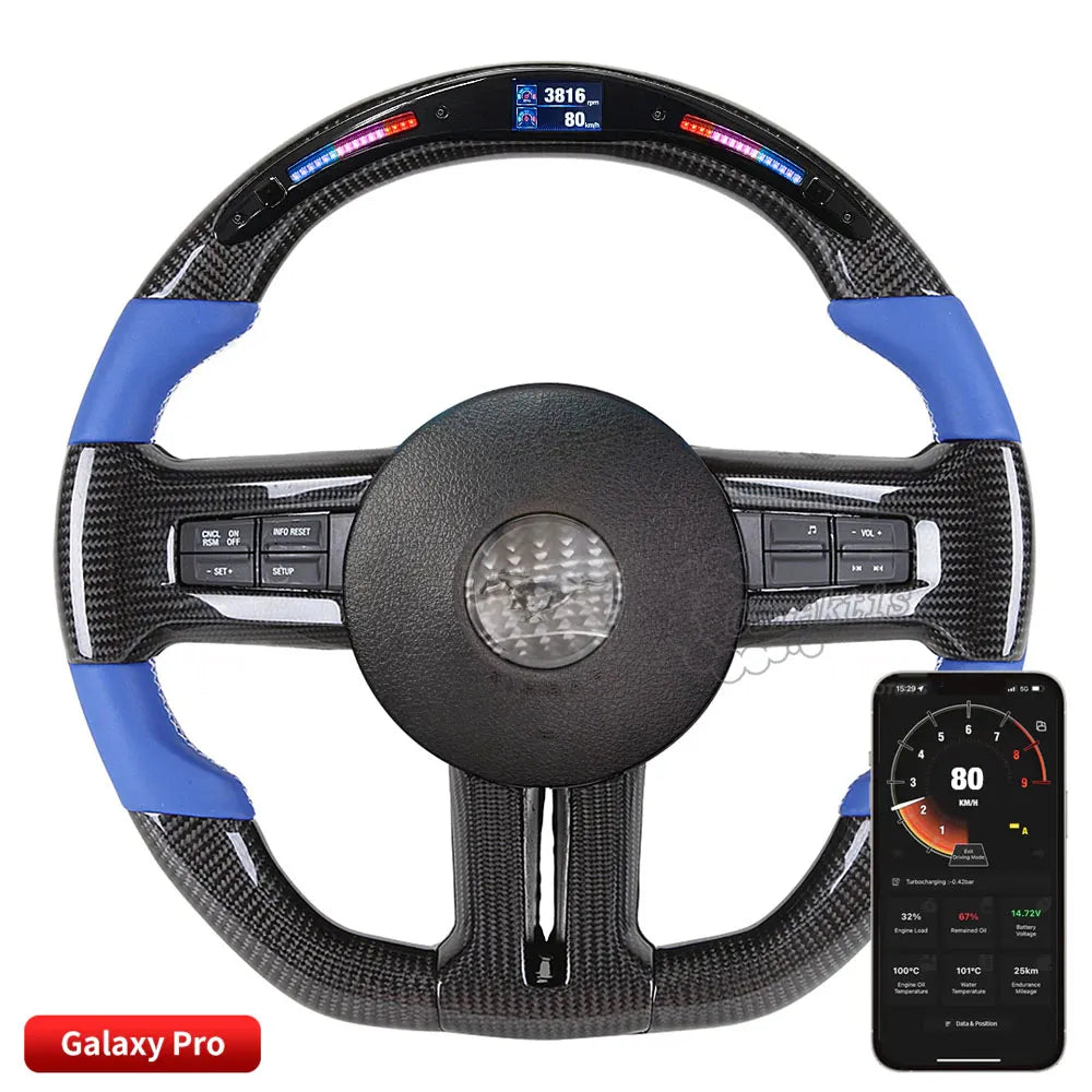 2005-2026 Motors Carbon Fiber Steering Wheel for Mustang