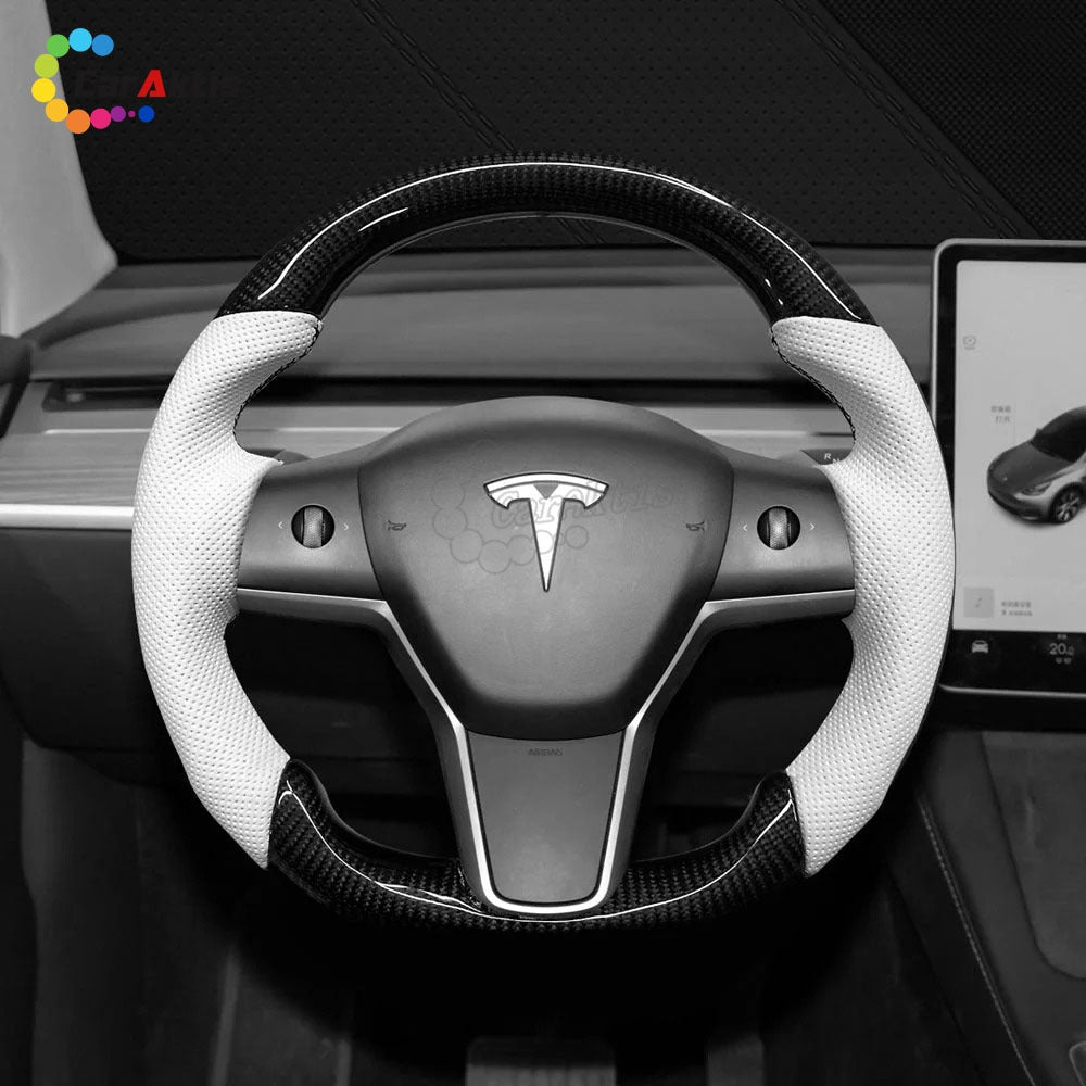 Carbon Fiber Steering Wheel for Tesla Model 3/Y
