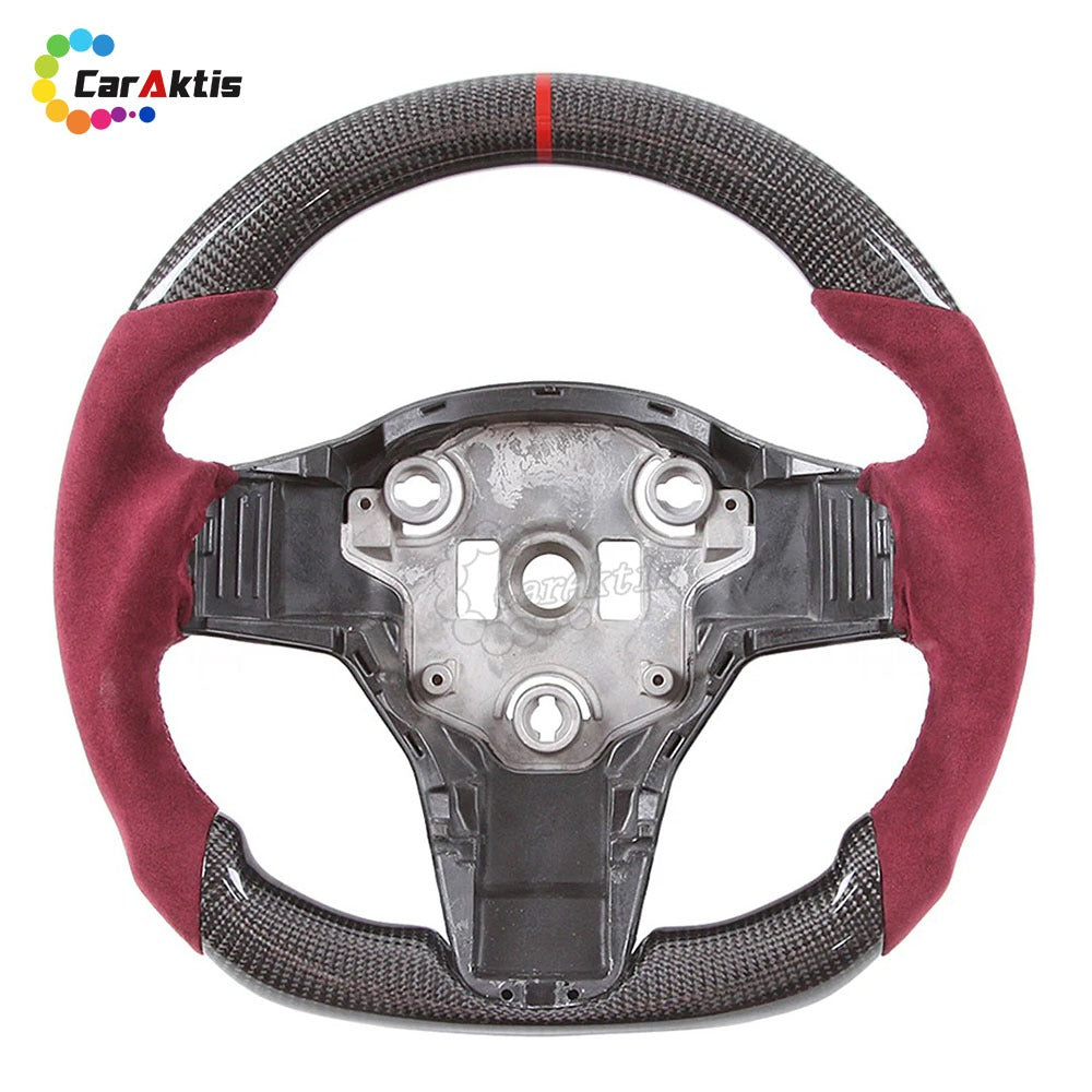 Carbon Fiber Steering Wheel for Tesla Model 3/Y