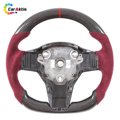 Carbon Fiber Steering Wheel for Tesla Model 3/Y