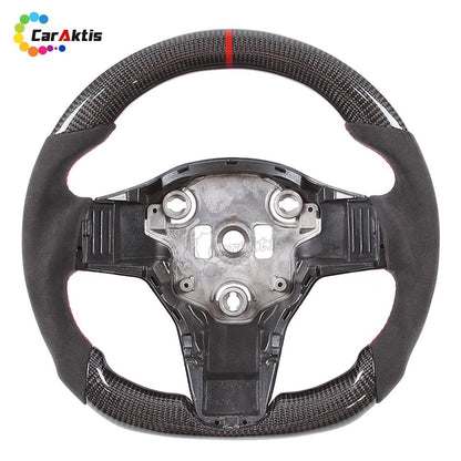 Carbon Fiber Steering Wheel for Tesla Model 3/Y