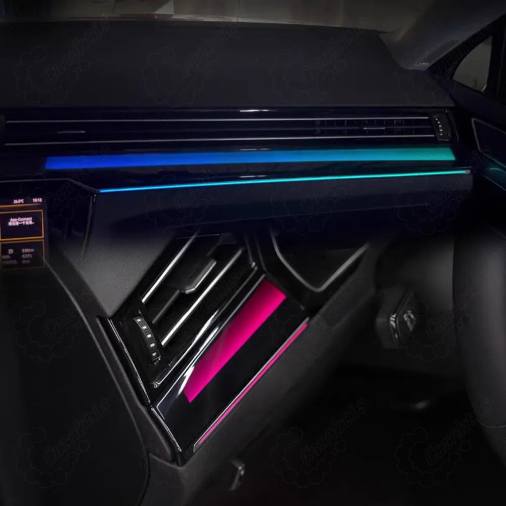 CarAkits Symphony Dynamic LED Ambient Lighting Kit for Volkswagen Passat 2017–2023 | 64-Color Interior Ambient Light Upgrade Trim