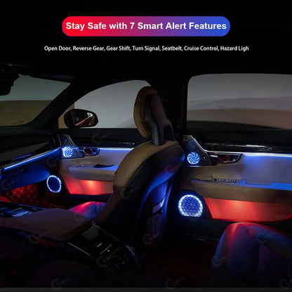 CarAkits Symphony LED Car Interior Ambient Light For Volvo S90 V90 2016-2024 Dynamic Trim kit