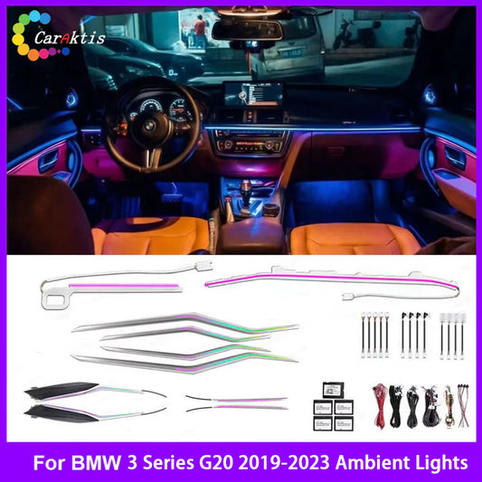 CarAktis LED Ambient Light for BMW 3 Series G20 2019-2023 Retrofit Part Atmosphere Lamp RGB Car Interior
