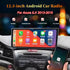 12.3-inch Android car radio display with Apple CarPlay installed in Acura ILX 2013-2015 dashboard.