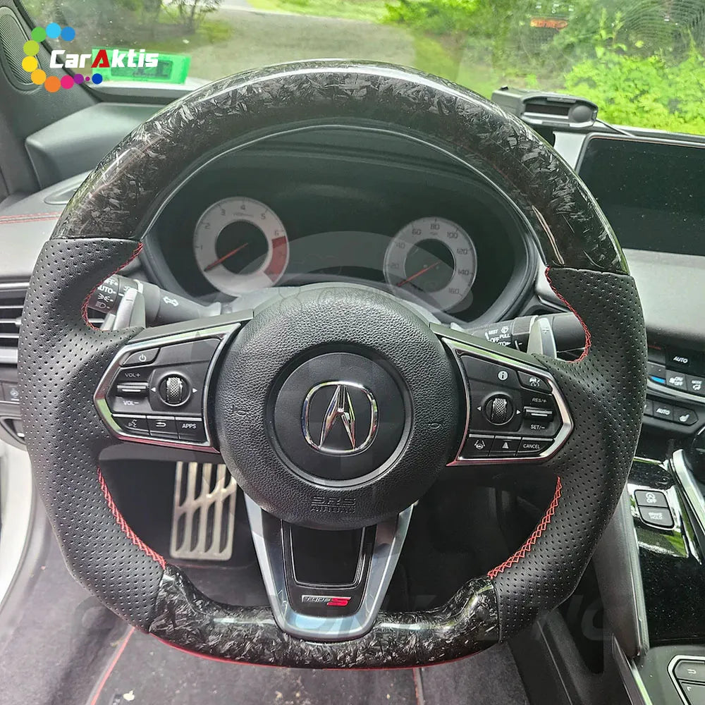 Custom Carbon Fiber Steering Wheel for Acura Series