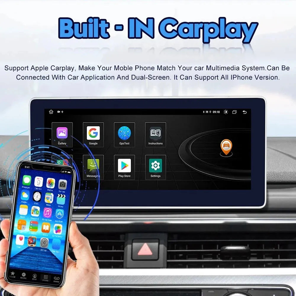 Wireless Apple CarPlay integration display connecting iPhone with Acura RDX 2013-2018 Android touchscreen head unit