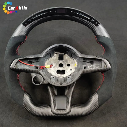 2017-2021 Alfa Romeo Stelvio Giulia Custom Carbon Fiber Steering Wheel