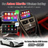Wireless CarPlay and Android Auto upgrade module for Aston Martin DB11, Vantage, DBS, and DBX (2015-2023) with NTG 5 system, showing OEM screen integration.